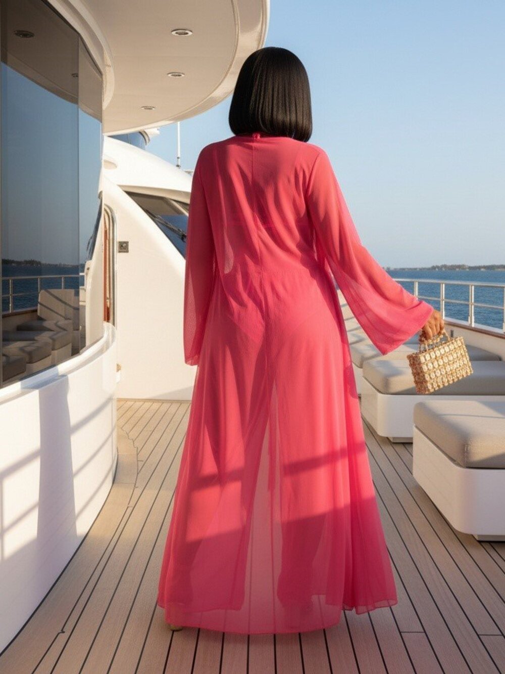 Two Piece Pool Pant Set - Picture 2 of 2